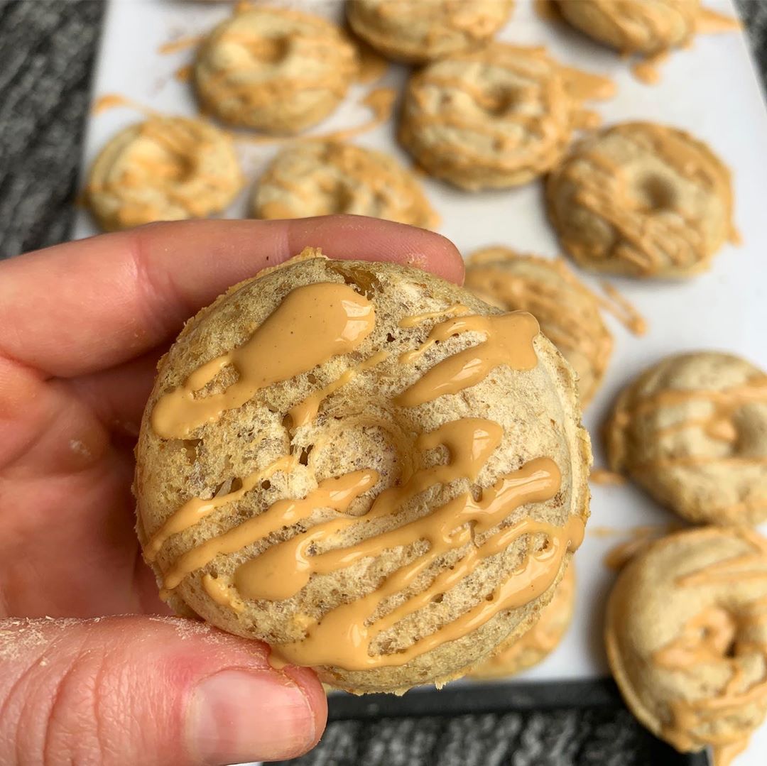 Peanut Butter Protein Doughnuts