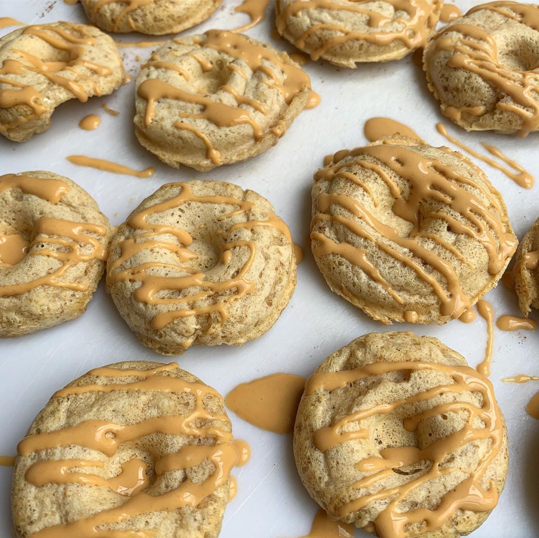 Peanut Butter Protein Doughnuts