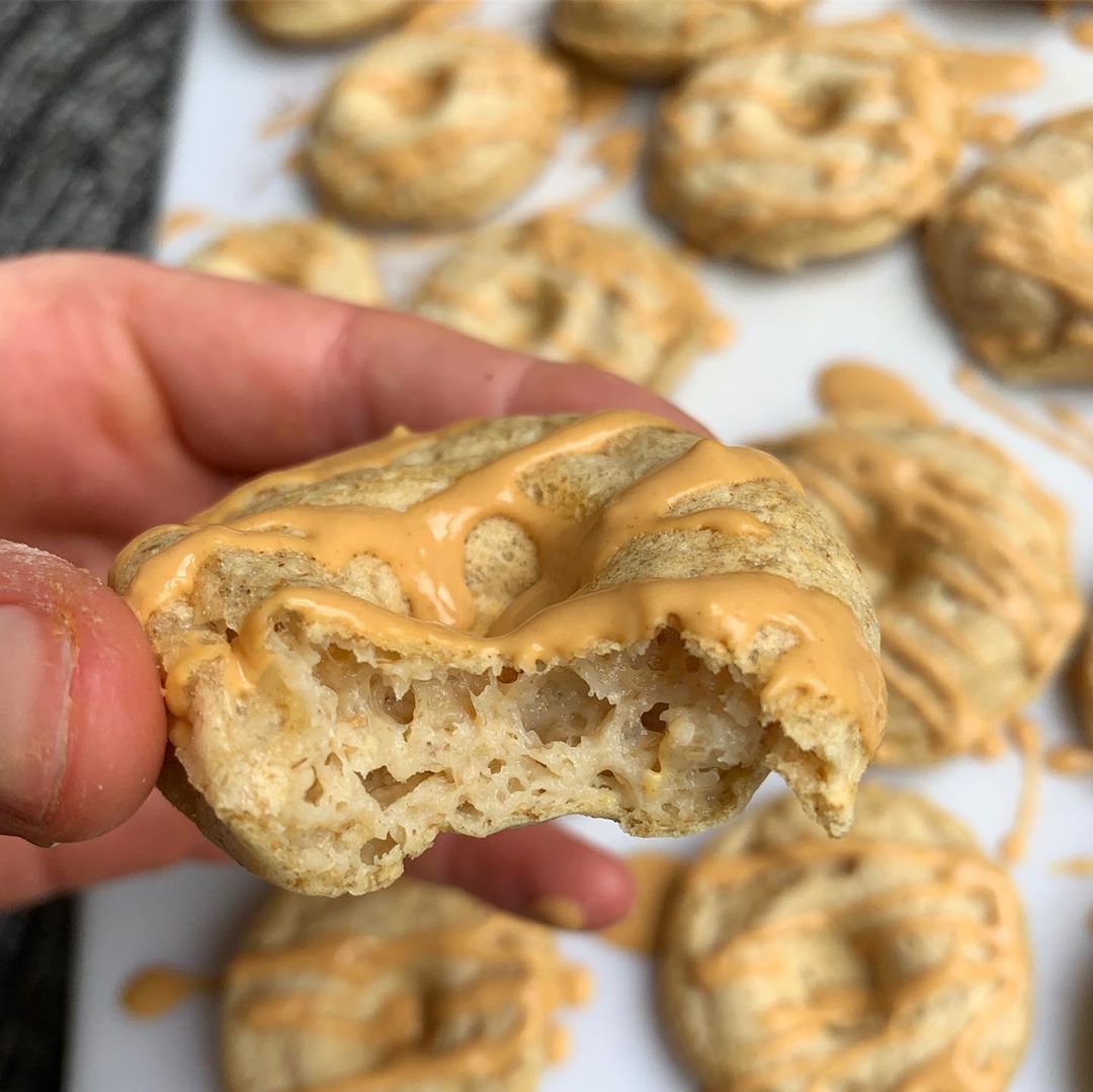 Peanut Butter Protein Doughnuts