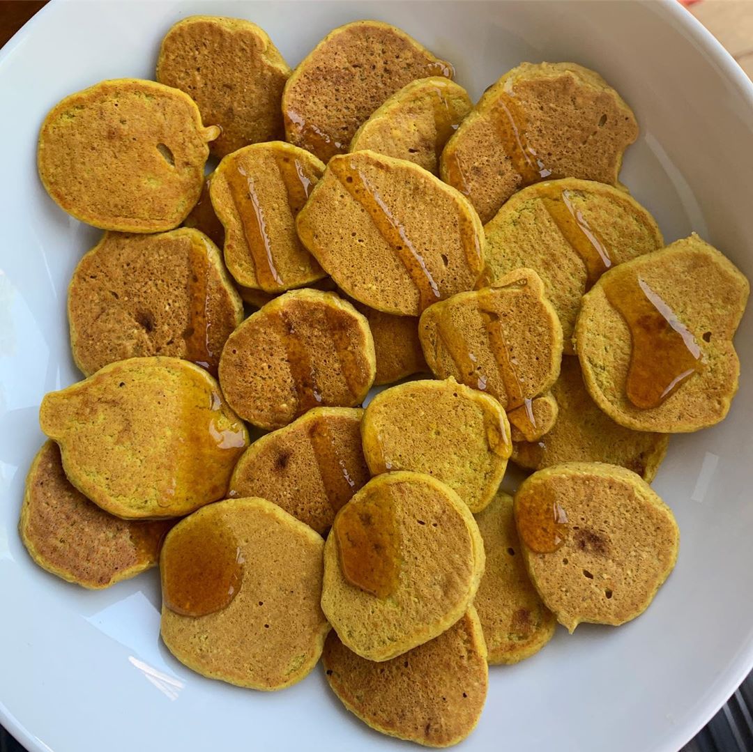 Vegan Pancake Cereal Breakfast