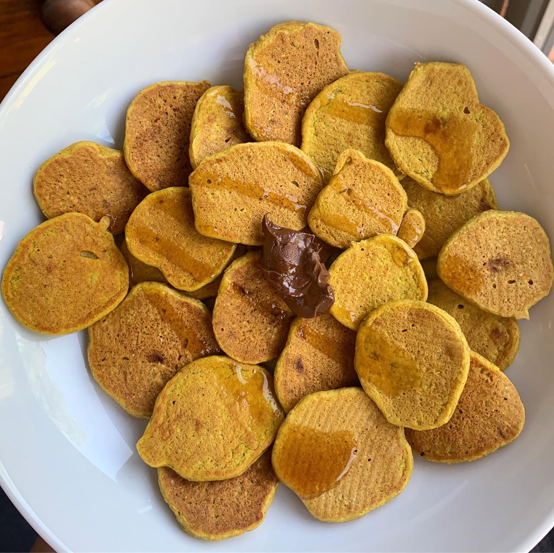 Vegan Pancake Cereal Breakfast