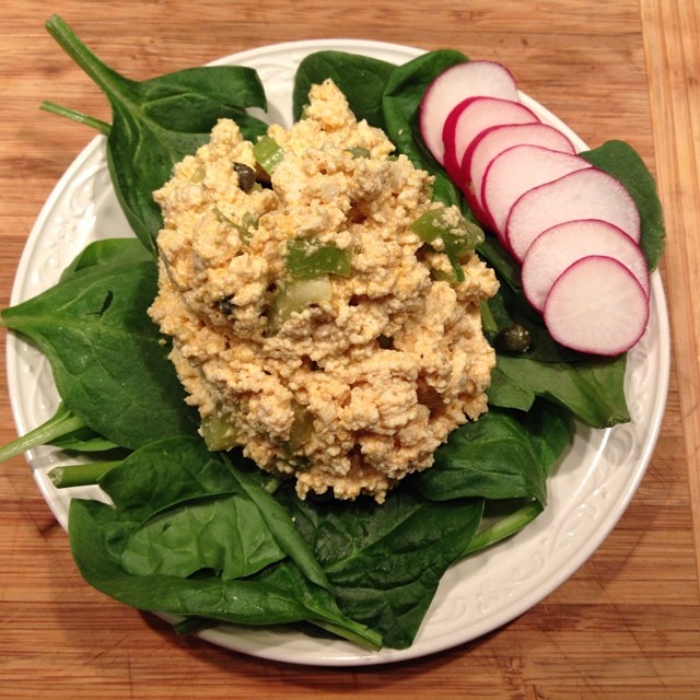 Vegan Tofu Egg Salad