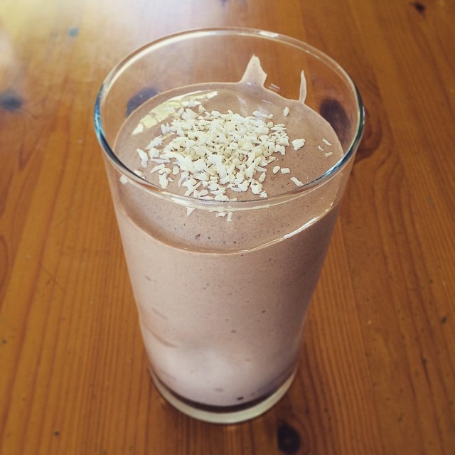 Chocolate Protein Smoothie Nice Cream