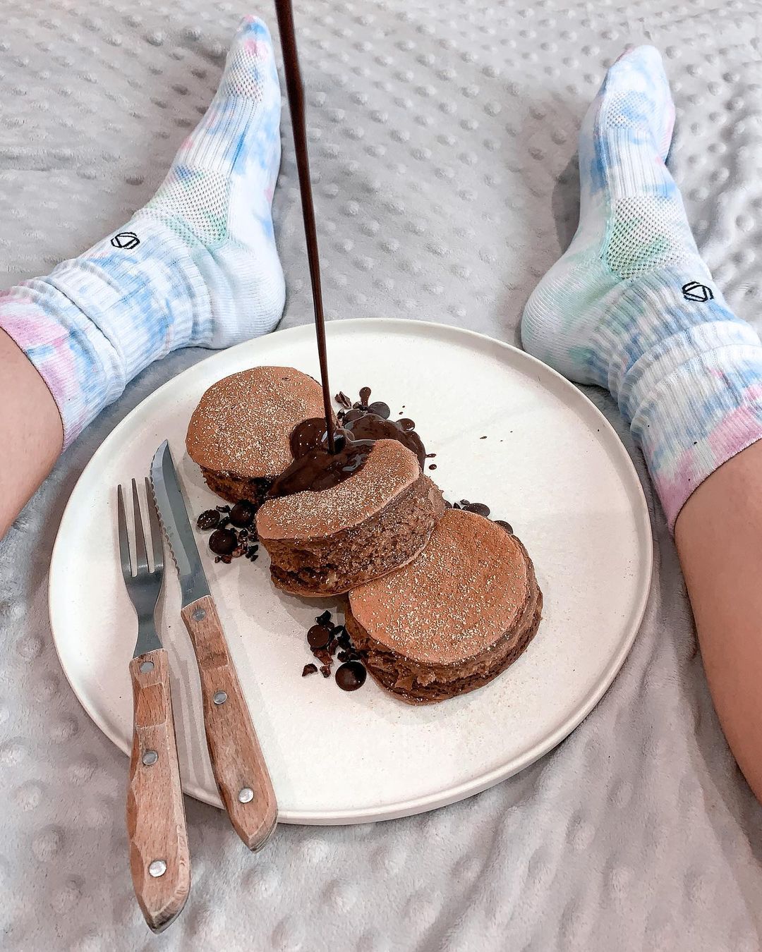 Choc Soufflé Pancakes