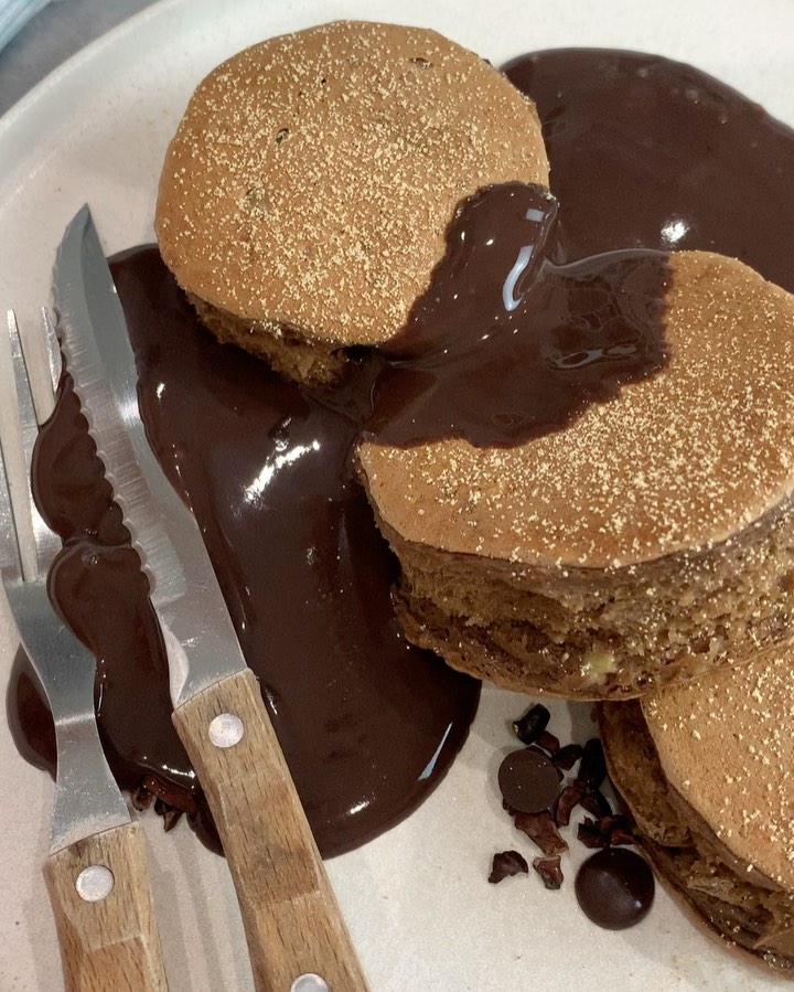 Choc Soufflé Pancakes