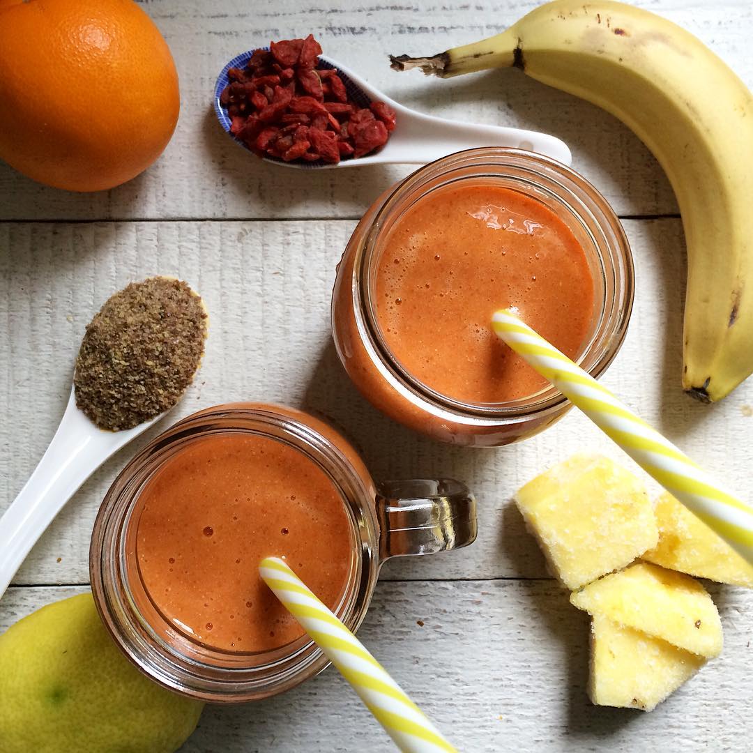 Immune Boosting Smoothie with Fresh Fruits