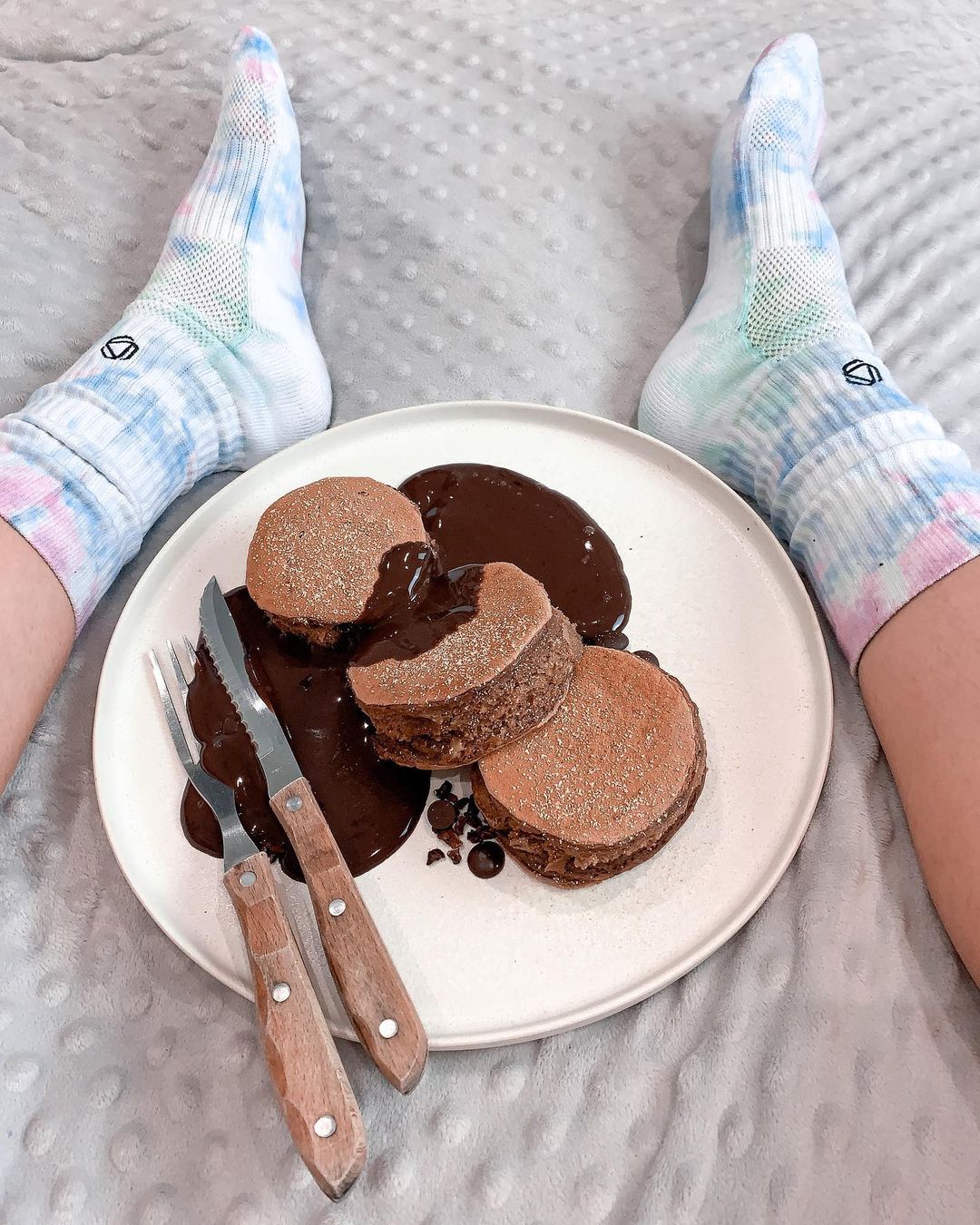 Choc Soufflé Pancakes