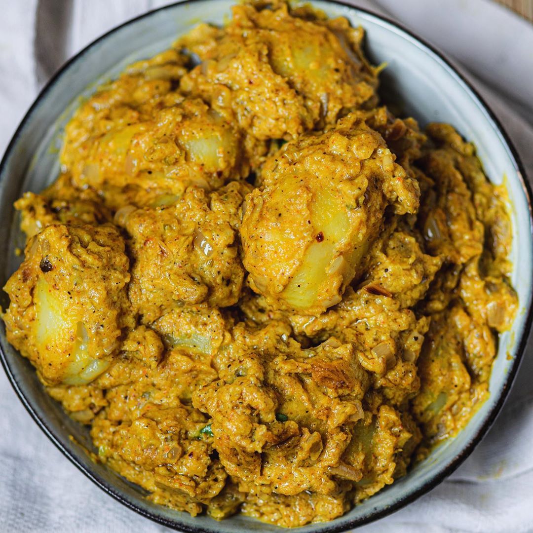 Spicy Yogurt Potatoes