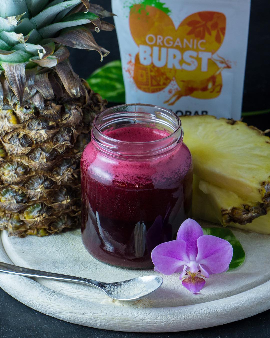 Red Ahi Juice with Fresh Fruits and Veggies