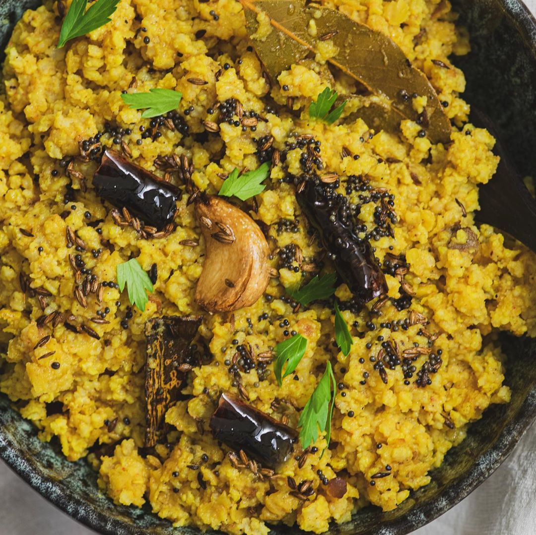 Pepper Potatoes with Millet Khichari