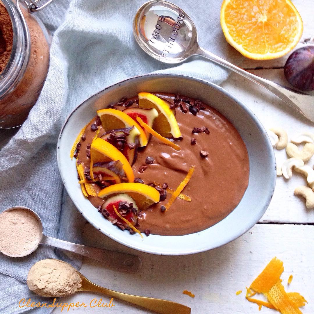 Chocolate Orange Smoothie Bowl