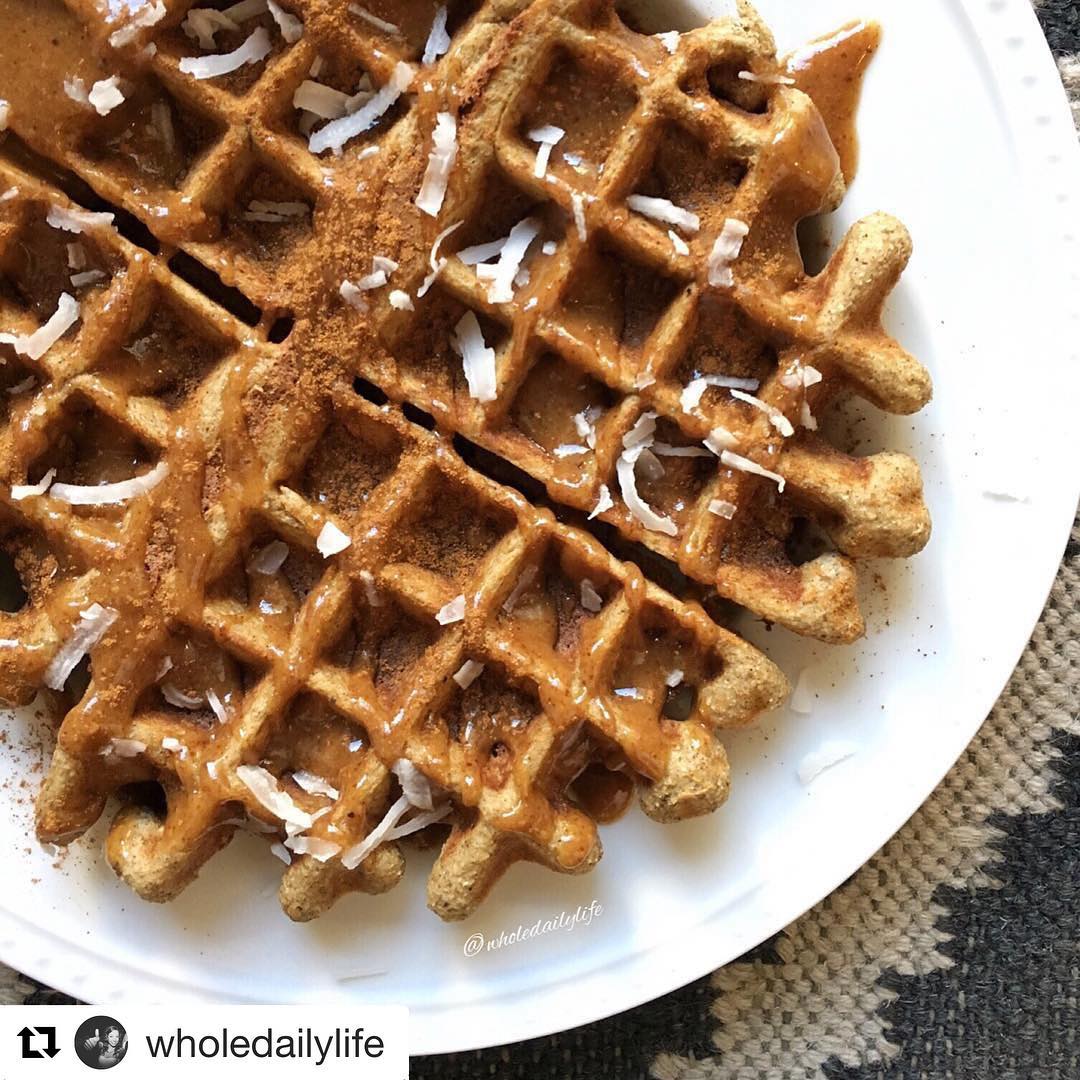 Paleo Waffles with Guiltless Superfoods