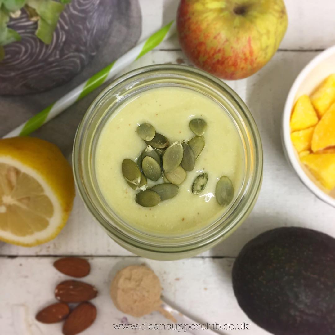 Thick Refreshing Avocado Mango Smoothie