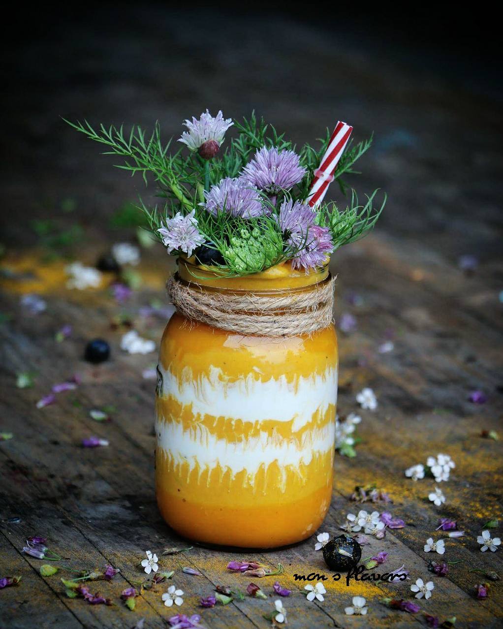 Refreshing Vegan Mango Lassi Drink