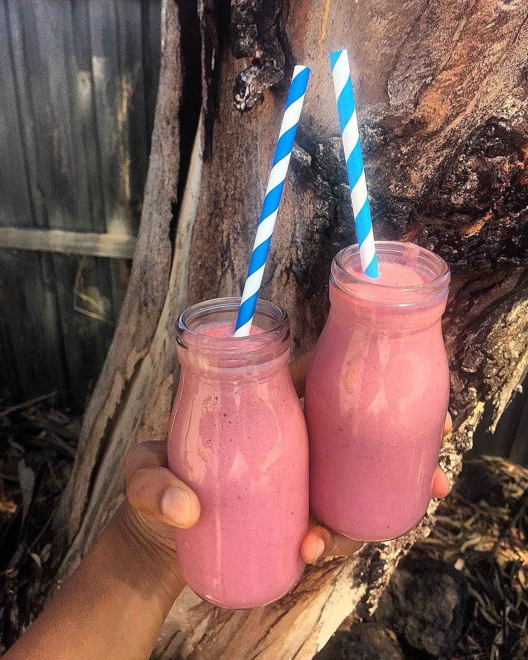 Pre-Workout Watermelon Raspberry Protein Smoothie