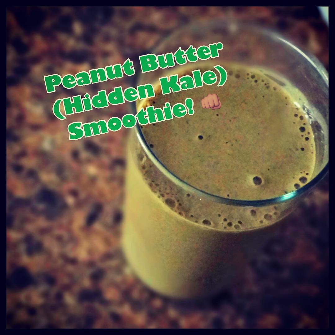 Green Peanut Butter Cup Smoothie