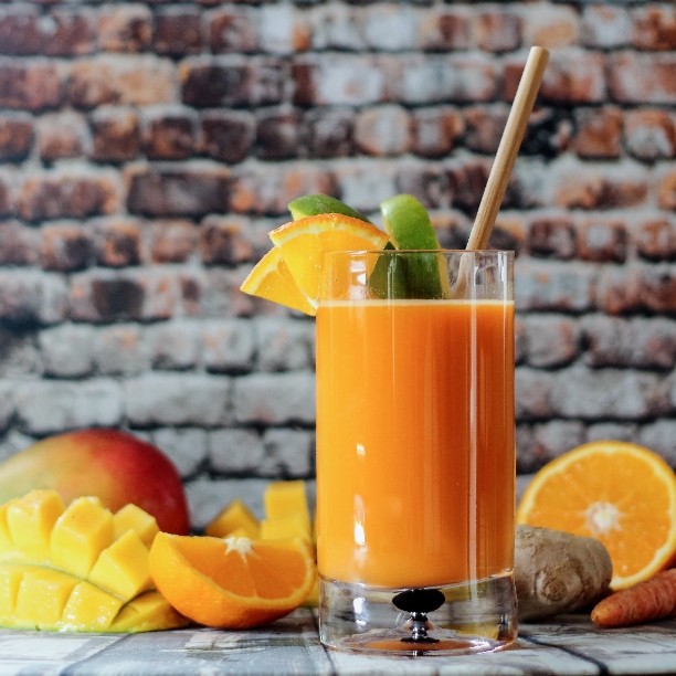 Carrot Mango Orange Turmeric Ginger Juice