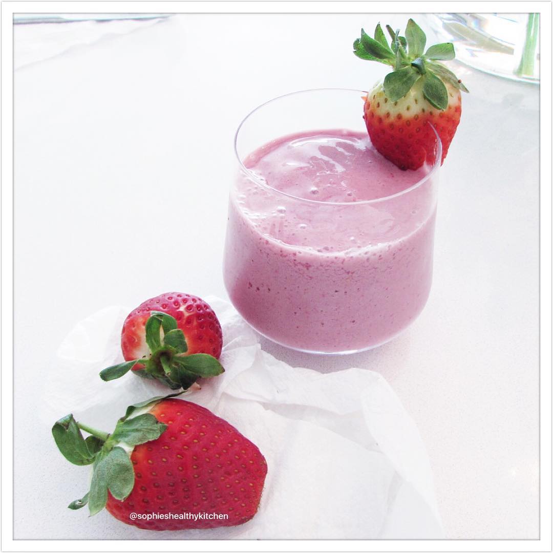 Strawberry and Banana Protein Smoothie