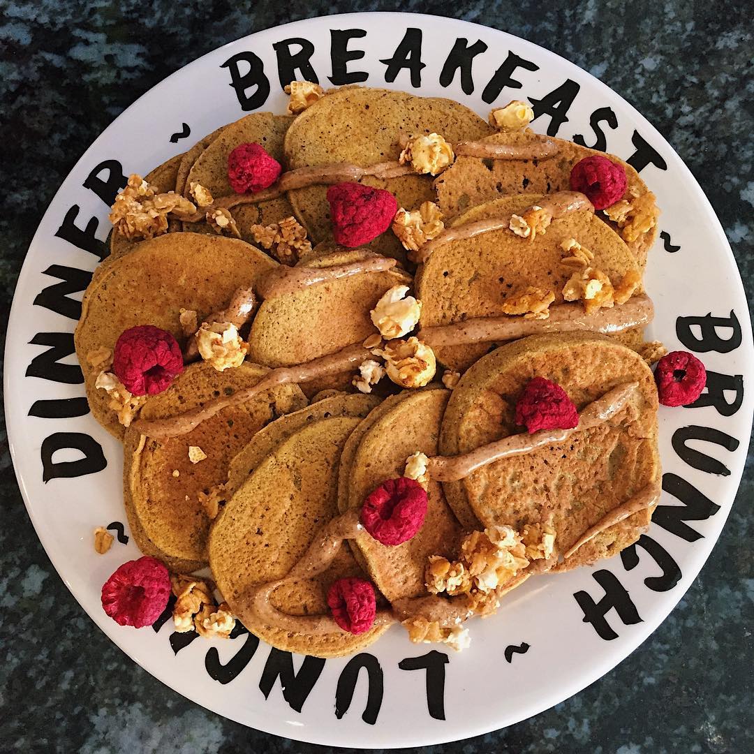 Pumpkin Spice Protein Pancakes
