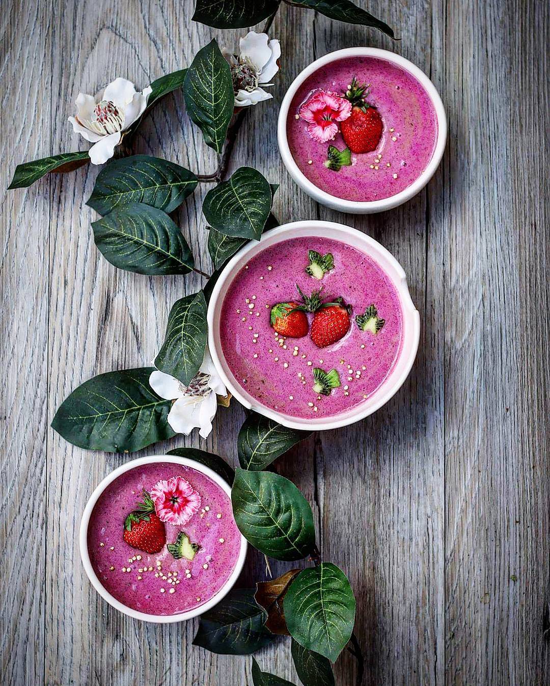 Pink Dragon Fruit Banana Smoothie