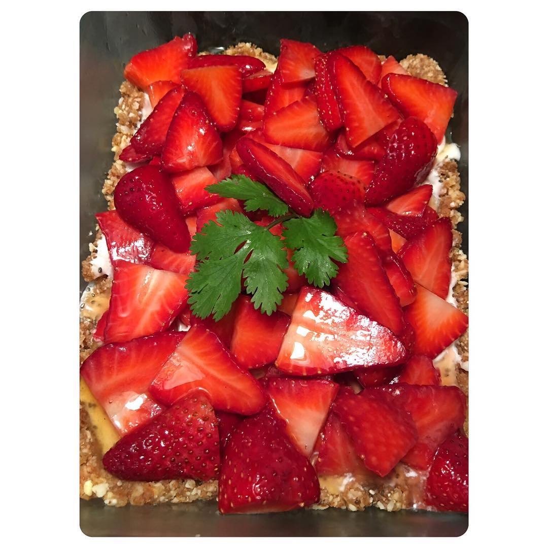 Strawberry Coconut Pie