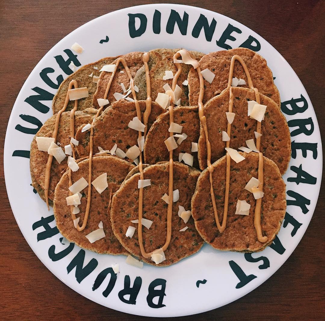 Zucchini Pumpkin Protein Pancakes