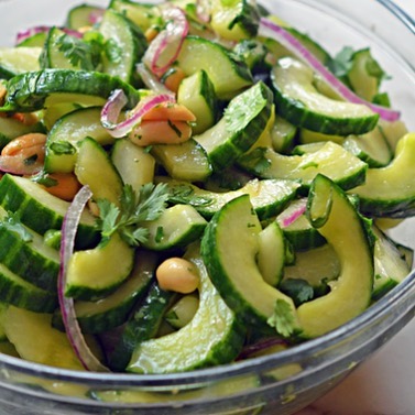 Hydrating High Protein Cucumber Salad