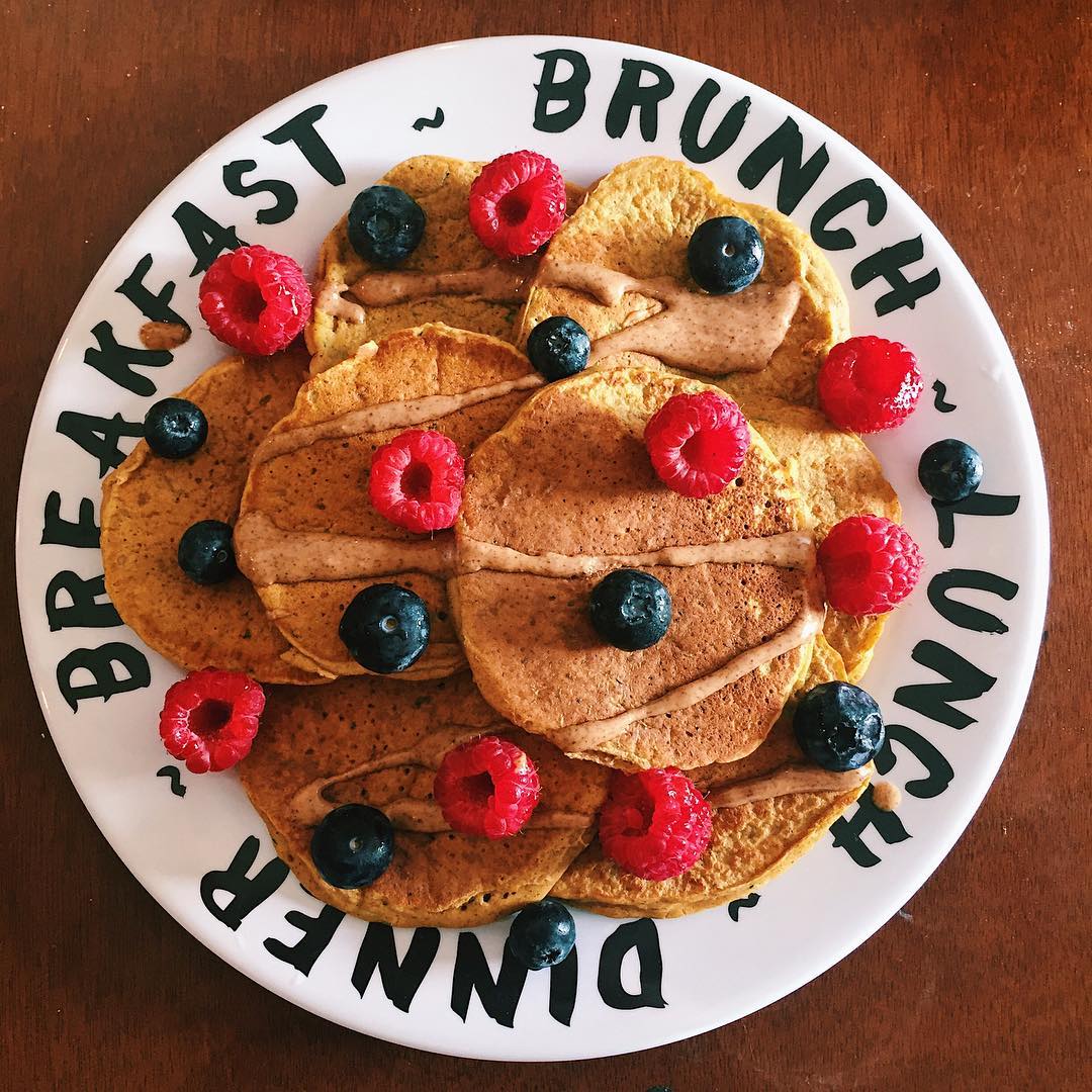 Healthy Protein Pumpkin Pancakes