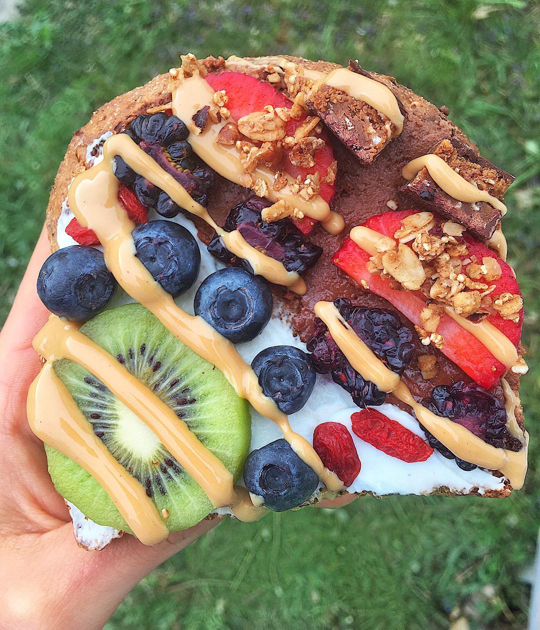 Healthy Breakfast Toast with Toppings