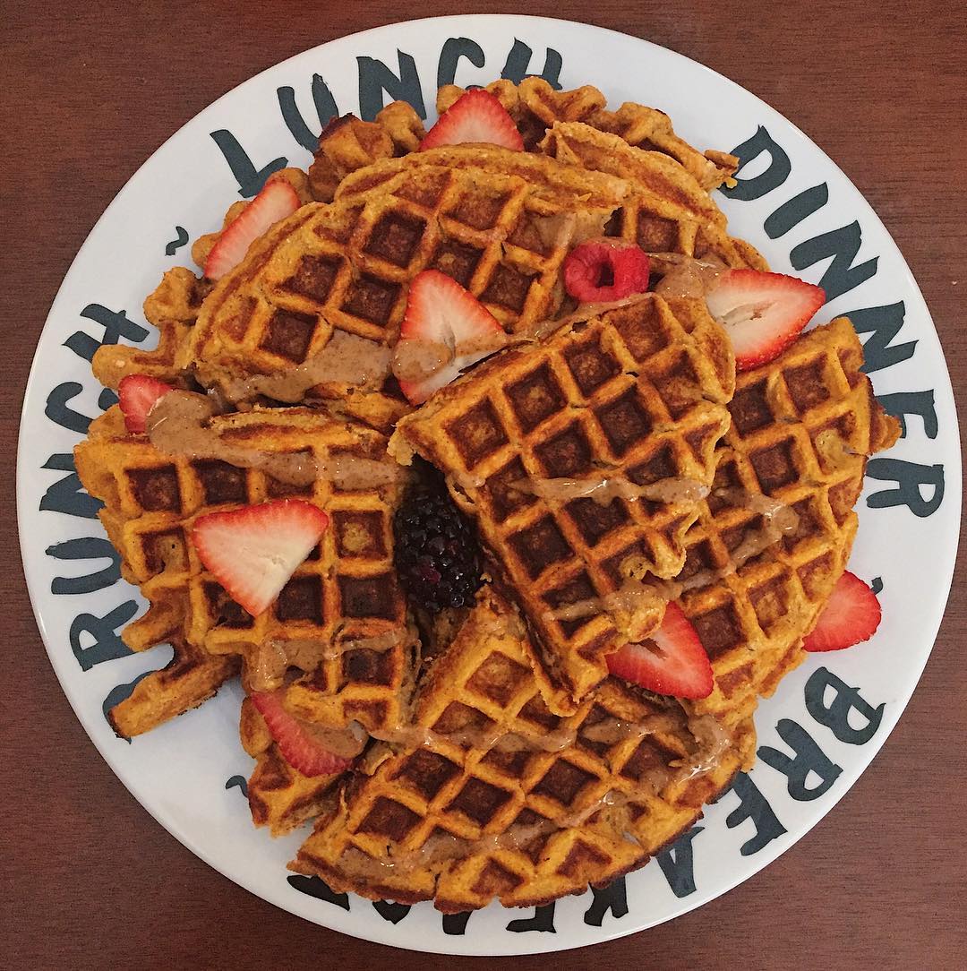 Paleo Sweet Potato Waffles
