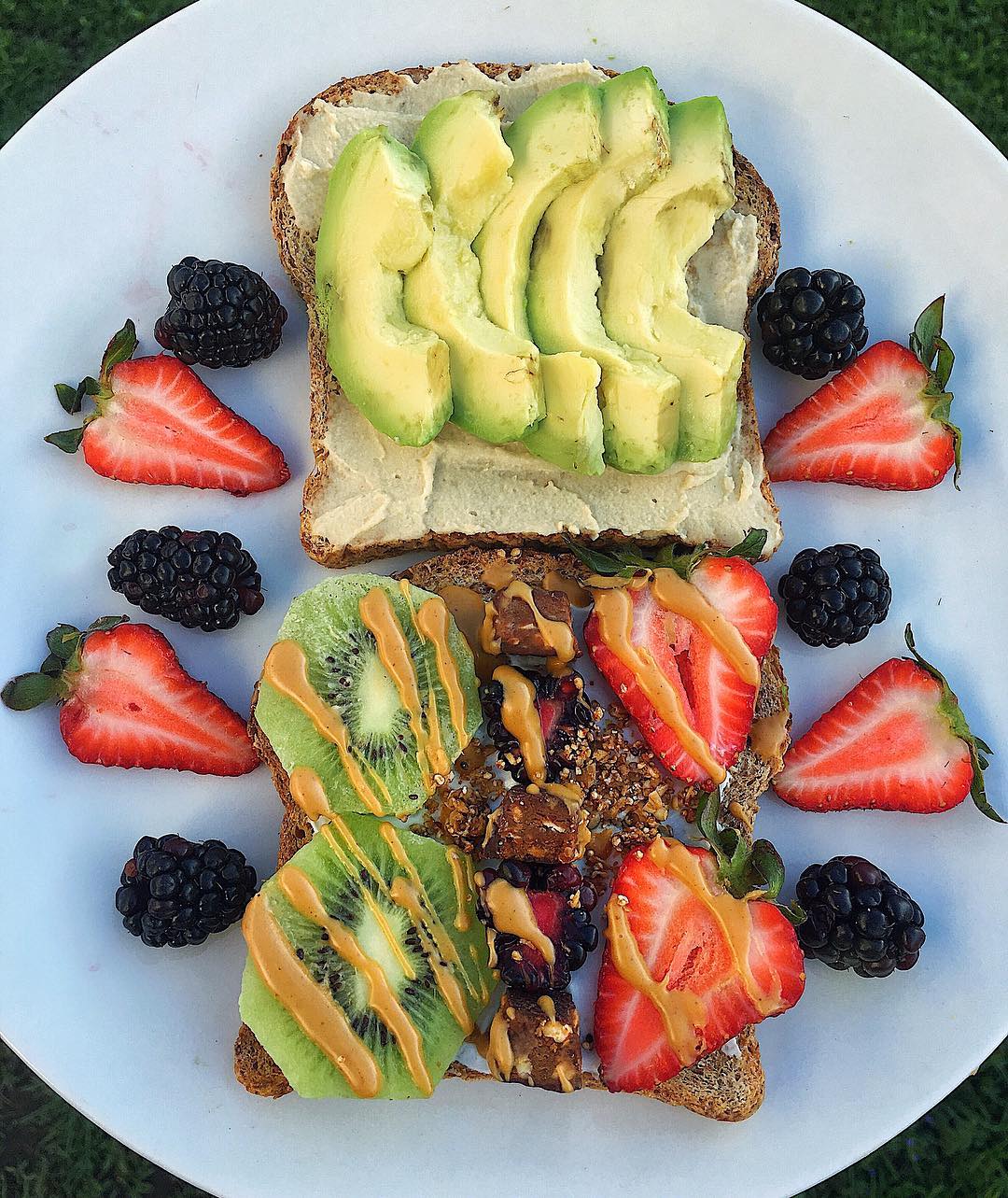 Savory and Sweet Toast Breakfast