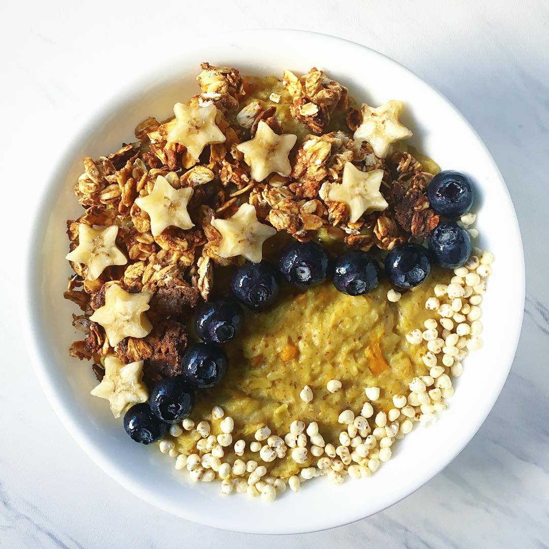 Sweet Potato Oats Breakfast Bowl
