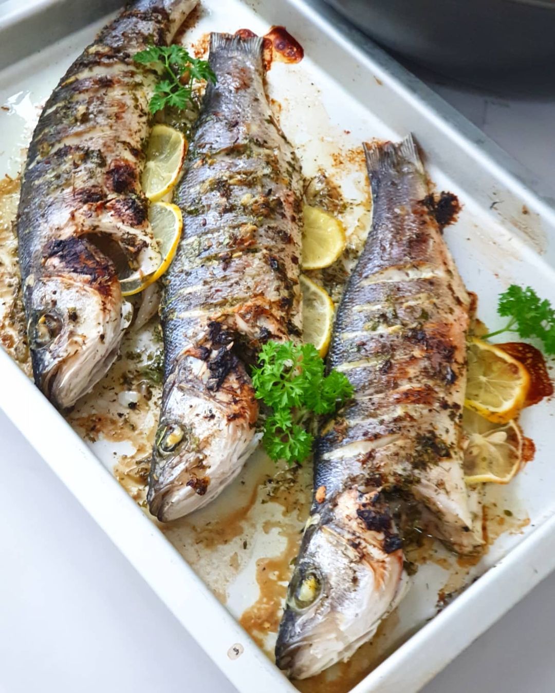 Lemon and Mint Sea Bass