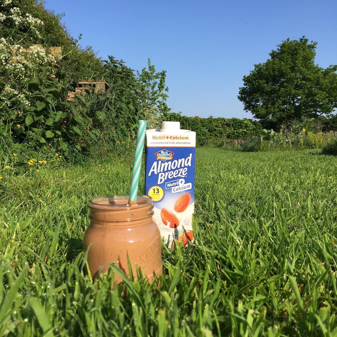 Almond Breeze Smoothie with Cacao and Banana