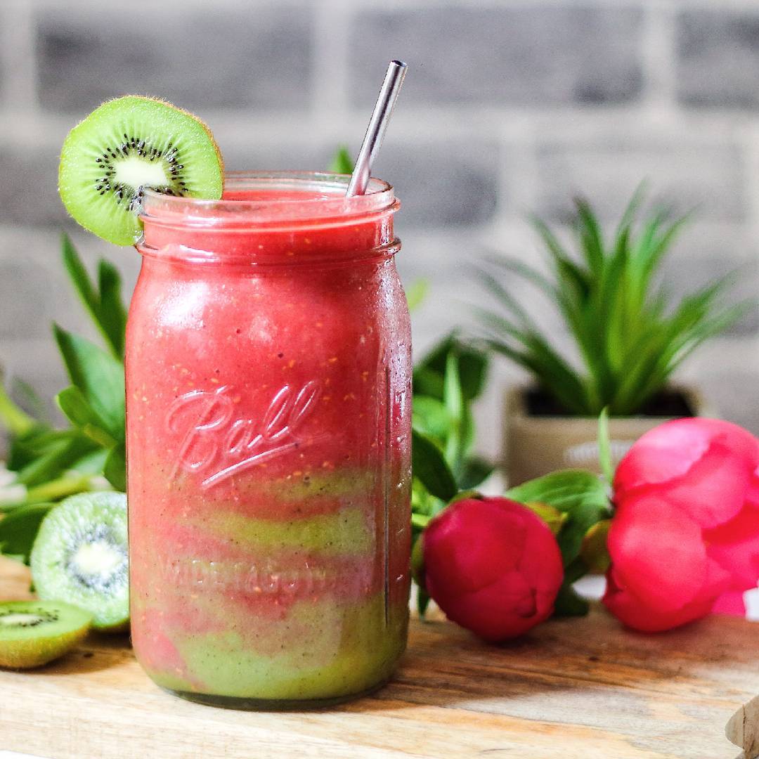 Raspberry Kiwi Lime Refresher
