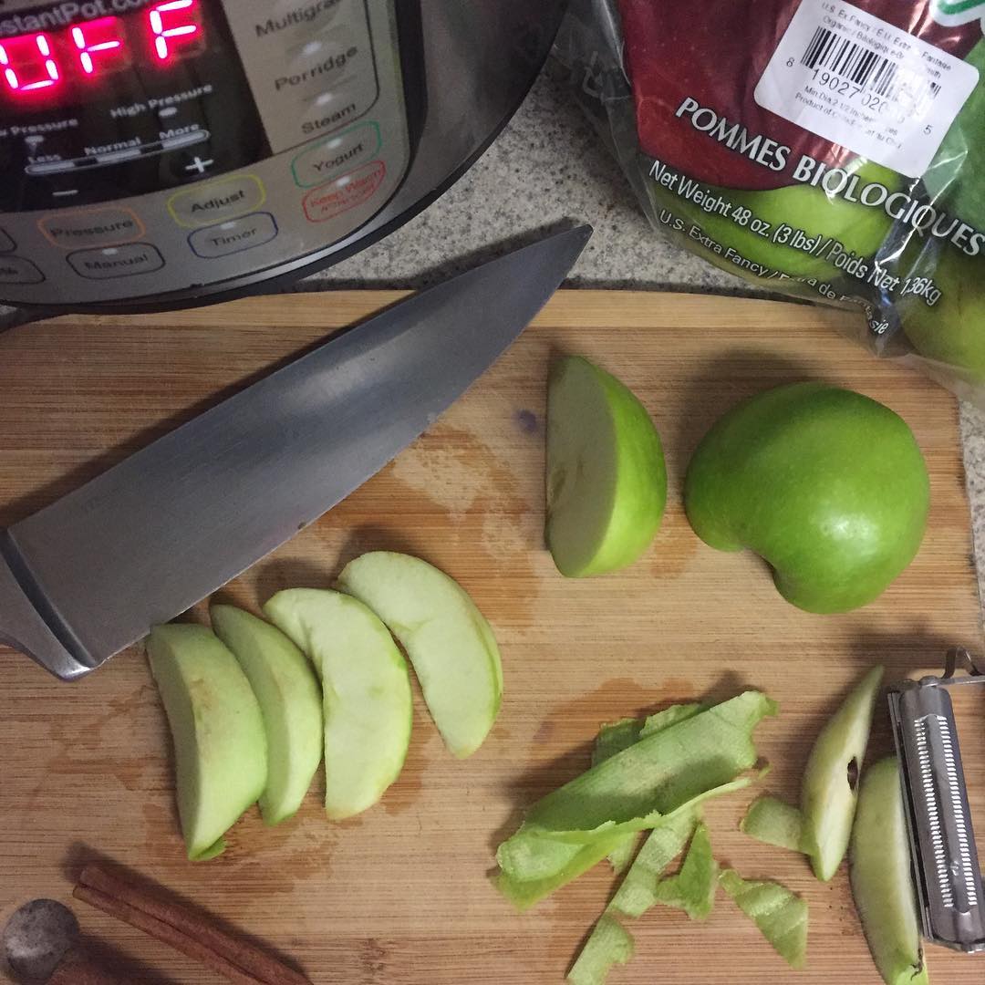 Instant Pot Green Apple Applesauce
