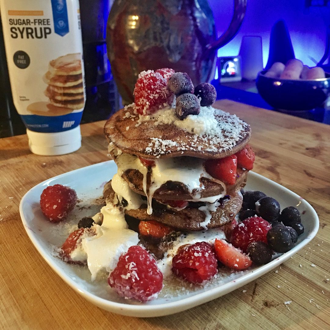 Homemade High-Protein Pancakes