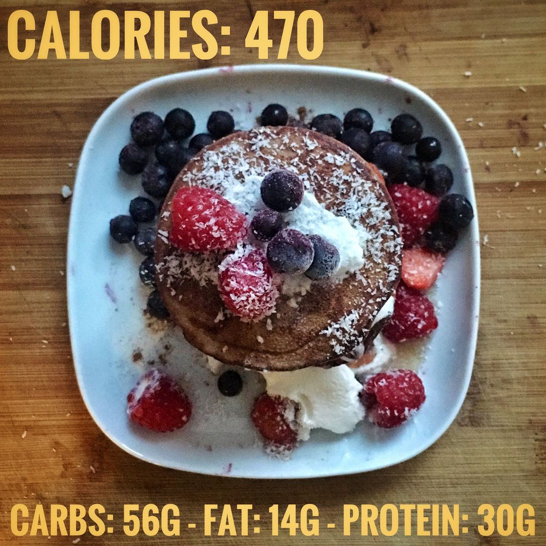 Homemade High-Protein Pancakes