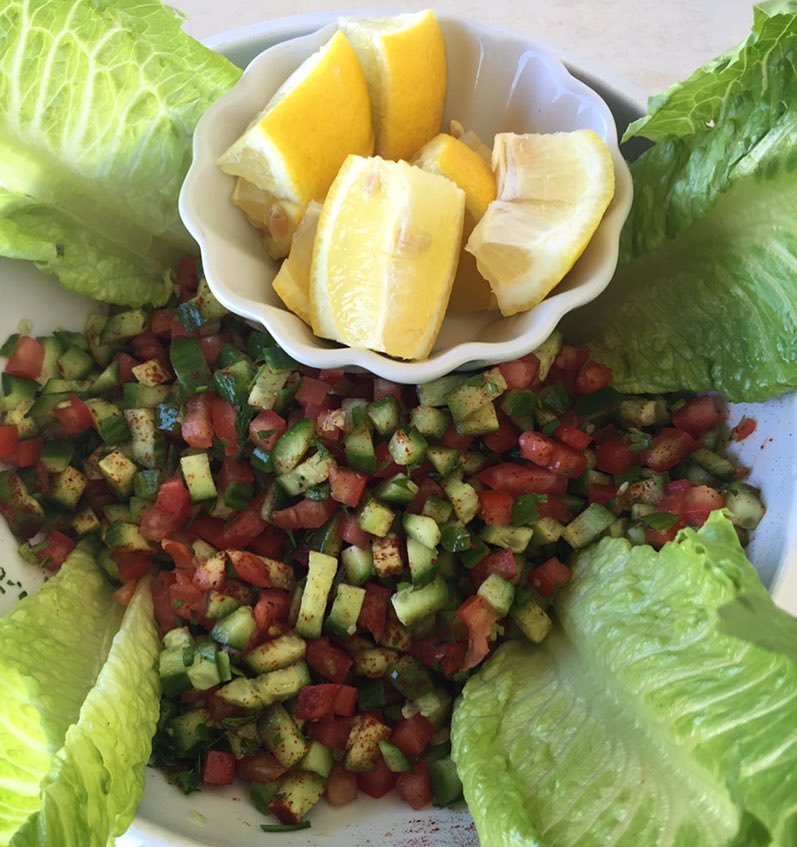 Simple Cucumber and Tomato Salad