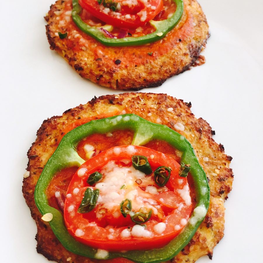 Gluten-Free Cauliflower Pizza with Herbs