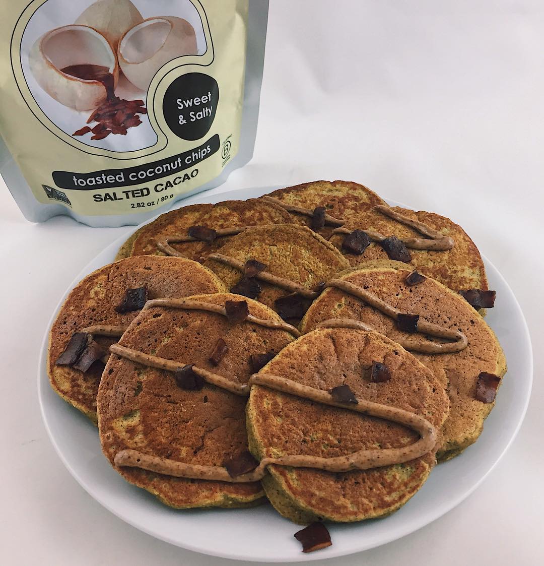 Homemade Traditional Paleo Pancakes with Toppings