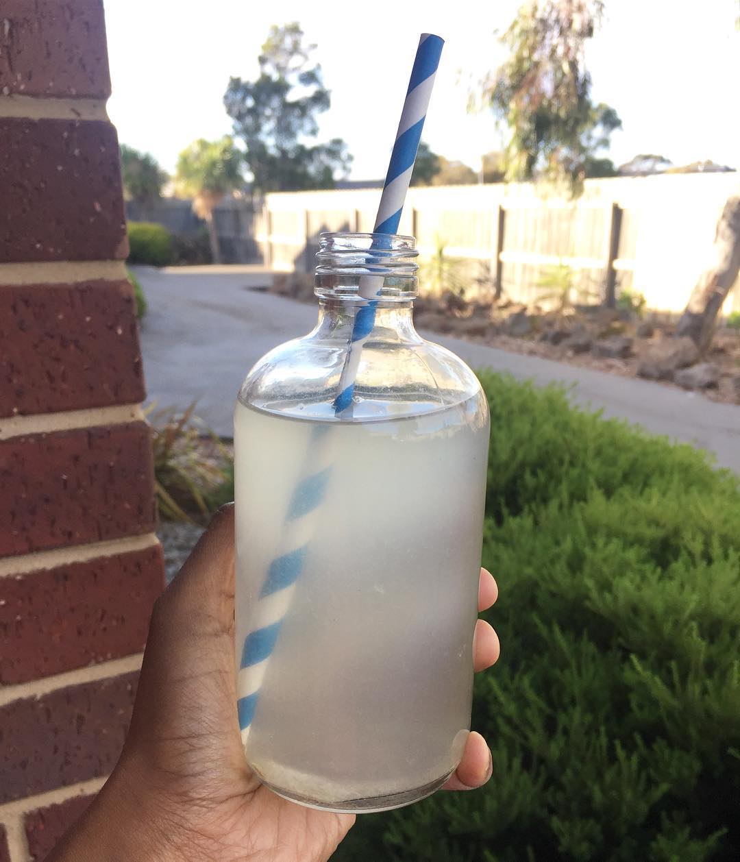 Aloe Coconut Lime Refresher Drink