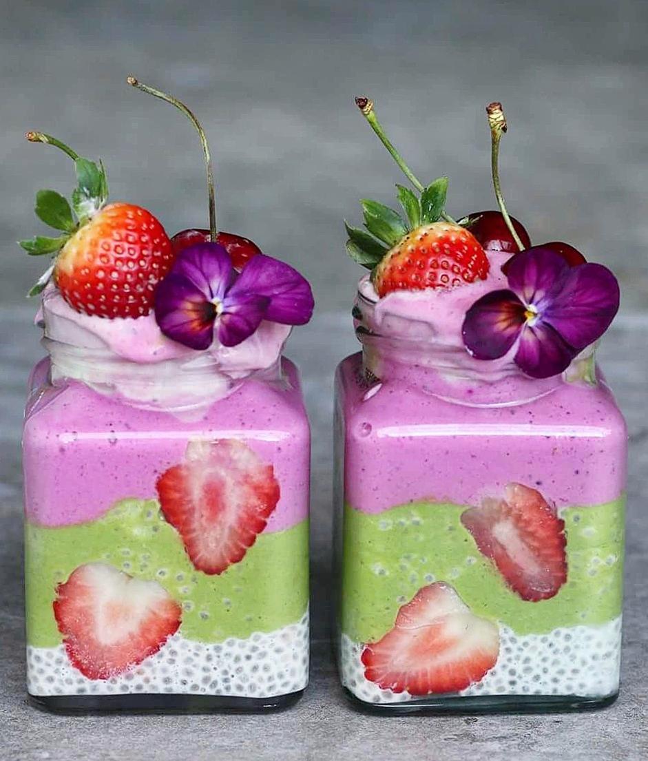 Healthy Chia Pudding Parfait Treat