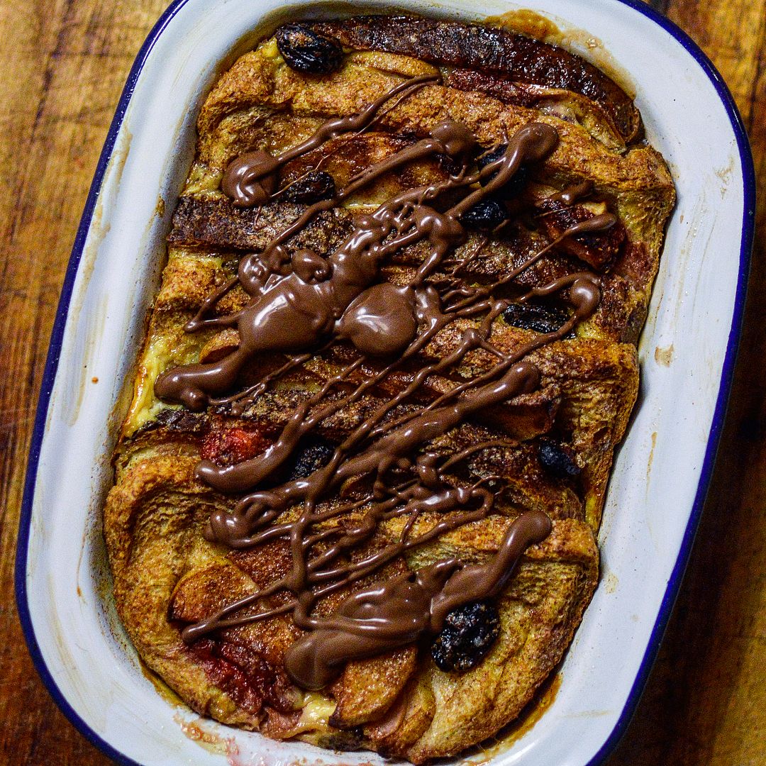 Protein Bread and Butter Pudding