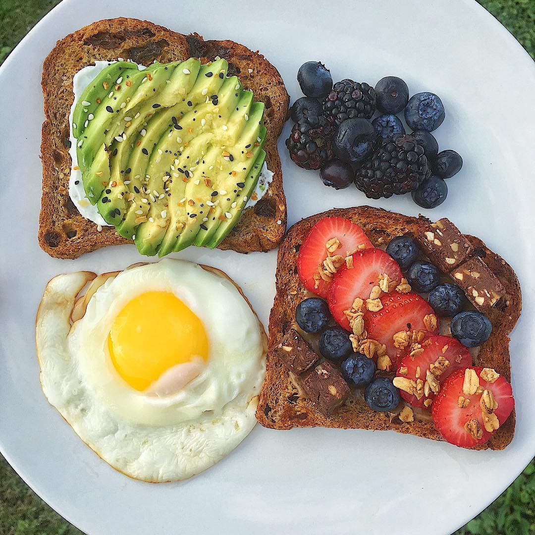 Quick Breakfast Toast with Savory and Sweet Toppings