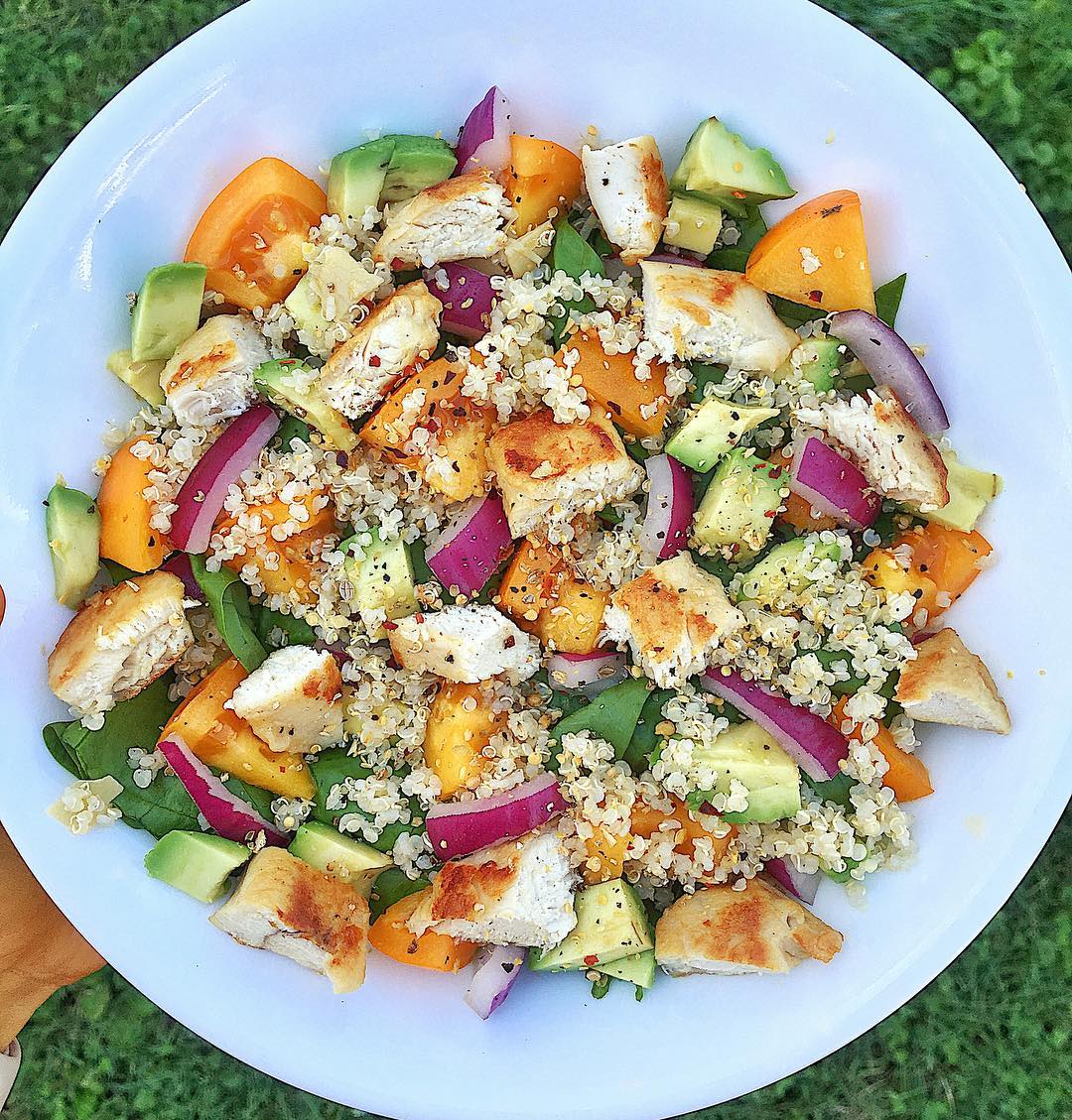 Quick Quinoa Chicken Salad