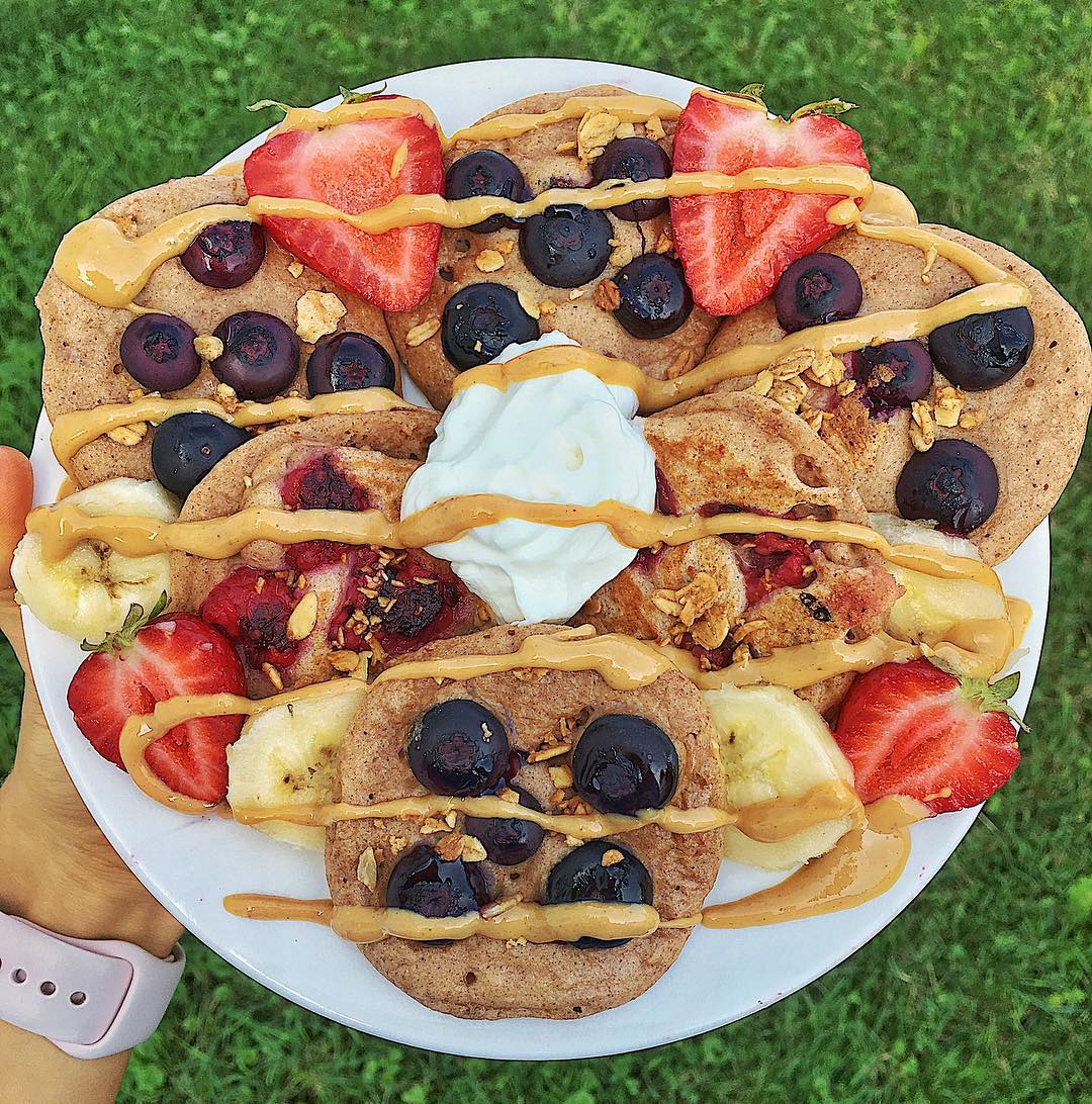 Fruit Overloaded Protein Pancakes