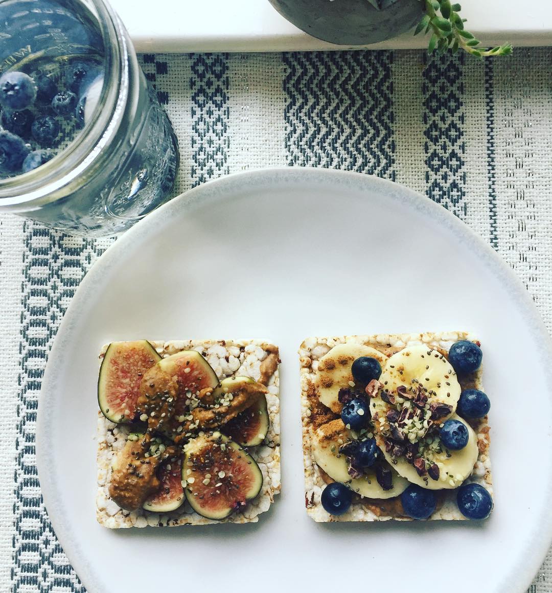 Nutritious Fruit and Seed Topped Snack