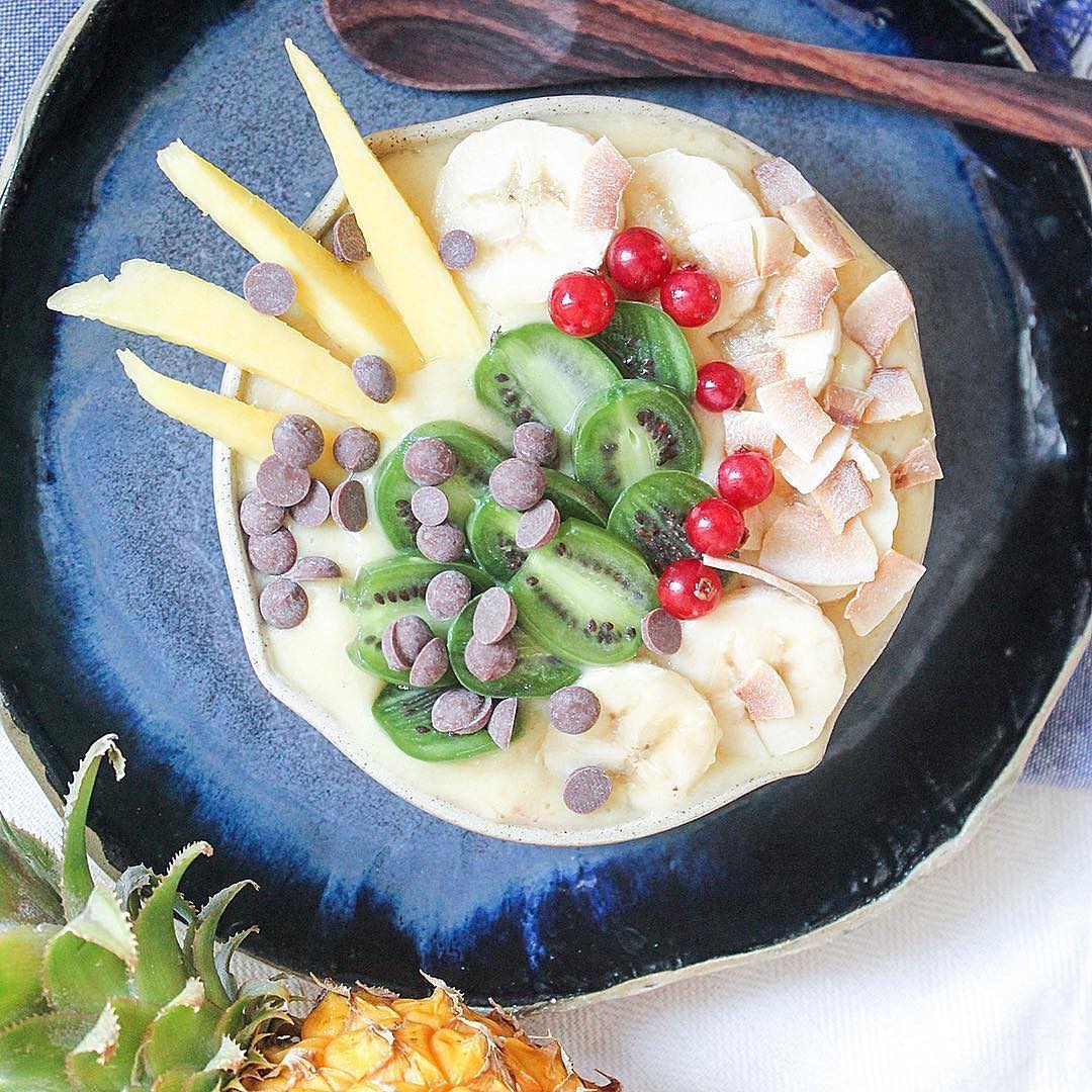 Tropical Pineapple Banana Mango Smoothie