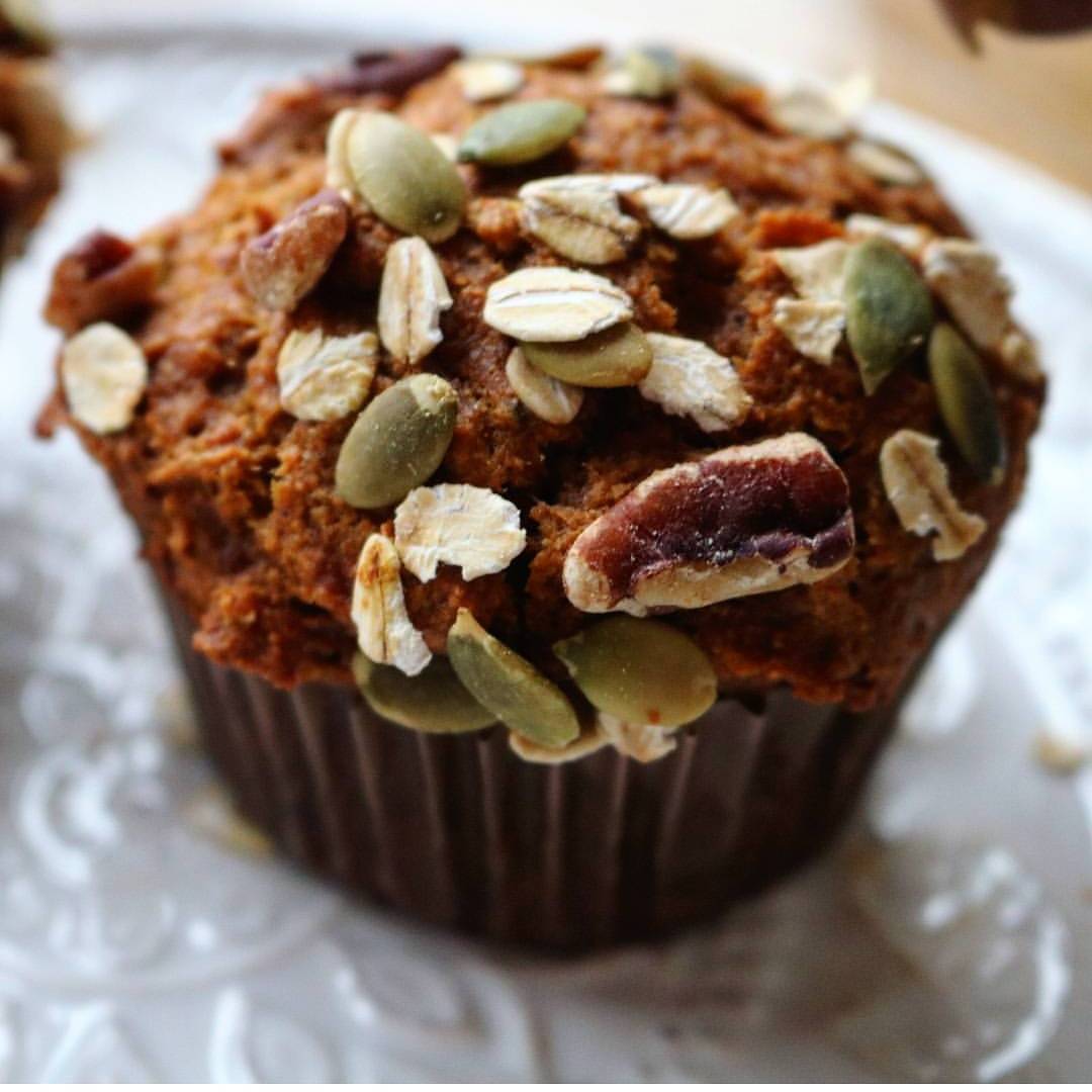 Vegan Pumpkin Muffins with Fall Spices